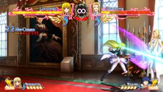 Ougon Musou Kyoku Cross Bernkastel  Lucifer Hard Combo 3627 Damage [upl. by Leiuqese]