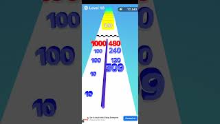 Number muster game play level 18 gameplay shorts [upl. by Targett]