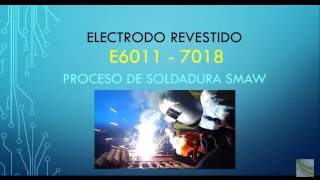 LOS ELECTRODOS REVESTIDOS  PROCESO SMAW [upl. by Reivax]