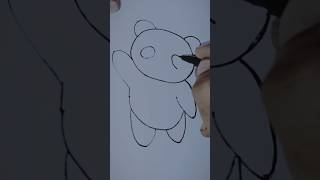 Cute panda drawing catdrawingeasyforkids art panda [upl. by Holton]