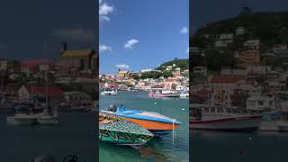 thecarenage stgeorges port grenada fishing boats 🇬🇩 🚤 westindies caribbean chefbossuet [upl. by Dorice]