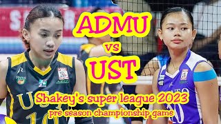 Ateneo vs UST highlights  shakeys super league 2023 pre season championship game [upl. by Seiber]