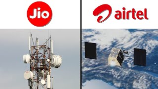 End of Jio Airtel buys Satellite Internet company OneWeb [upl. by Enelear88]