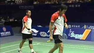 li ning china masters 2008 Markis KIDO 1 Hendra SETIAWAN vs Junjie SUN Chen XU Li Ning China Masters 2008 Final1 [upl. by Bathulda244]