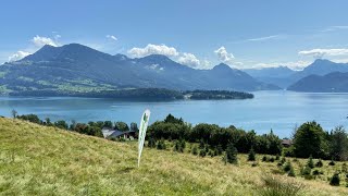 Switzerland Hidden beauty over lake Luzern  Schlöß Meggenhorn 🇨🇭 [upl. by Acirat954]