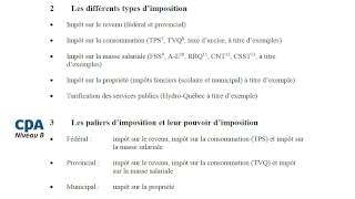 Les différents impôts et différentes taxes en vigueur2013 [upl. by Nadaba224]