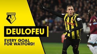 GERARD DEULOFEU  EVERY GOAL FOR WATFORD [upl. by Hcir]