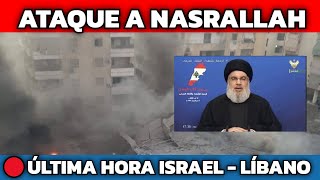 NOTICIAS ISRAEL HOY GOLPE DIRECTO A NASRALLAH URGENTE JREntreComillas [upl. by Jerroll]