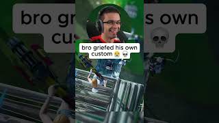 Nickeh30 griefed his own custom 😭💀 [upl. by Boys307]