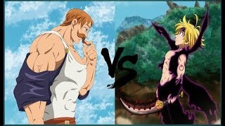 ESCANOR VS MELIODAS EN ESPAÑOL FULL COLOR [upl. by Haelam]