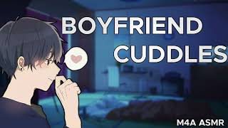 ASMR Boyfriend Gives You Cuddles In Bed M4M Cuddles Soft [upl. by Elie58]