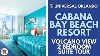 Universals 2 Bedroom Volcano Bay View Suite at Cabana Bay Resort Walk through [upl. by Pacheco]