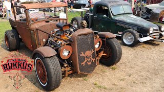 Rat Rod Rukkus hot rod show featuring Ratty Rods Custom Cars and Hot Rods [upl. by Artina737]