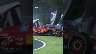 Charles Leclercs High Speed Crash 😮 [upl. by Sifan]