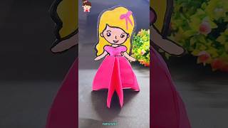 Easy kids doll carft🪆💫😨shorts trending viralvideo funny story diy craft kids reels barbie [upl. by Poree]