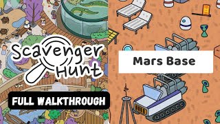 Scavenger Hunt Gameplay  Mars Base Walkthrough 🔍 [upl. by Eikcor]