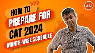 Comprehensive CAT 2024 Prep Plan  Month on Month Strategy to Crack CAT  2IIM CAT Preparation [upl. by Yendys]