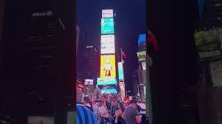 Right at the ball drop in Times Square New York video nyc shorts [upl. by Nero747]