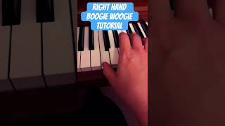 Right hand boogie woogie you should learn to play piano boogie woogie pianotutorial [upl. by Ajay]