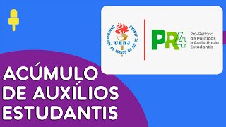 Acúmulo de auxílios estudantis  Comunica Uerj [upl. by Susi]