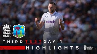 Atkinson Takes 4Fer  Highlights  England v West Indies Day 1  Rothesay Test 2024 [upl. by Ynabe]