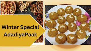 Winter Special Adadiya PaakAdadiya Paak Easy Recipe Adadiya Recipe [upl. by Yarod51]