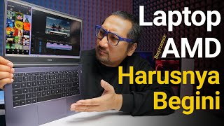 Laptop AMD yang Sangat Optimal Layak Dicontoh Review Huawei MateBook D 14 [upl. by Truelove173]