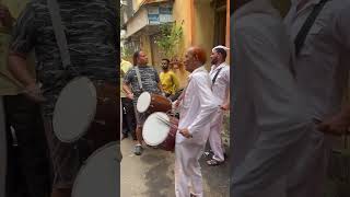 Ibrahim bhai dholi baja Girgoan  Bappa Morya re  girgoancha maharaja aagman sohla ytshort viral [upl. by Clemen]