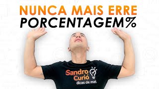 Fácil e Rápido  APRENDA PORCENTAGEM EM 8 MINUTOS [upl. by Naujaj312]