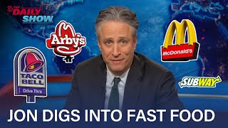 Jon Stewart Devours the FastFood Industry Pt 2  The Daily Show [upl. by Anerol467]