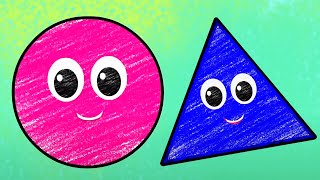 Shapes Song for Children Educational Video amp Song for Kids [upl. by Akinas95]