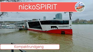 nickoSPIRIT  Kompaktrundgang mit Kabinentour cruiseblogger cruiseship [upl. by Laamak]