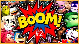 Boom Boom Boom Boom SONG Movies Games and Series COVER PART 2 feat Hazbin Hotel [upl. by Eillib919]