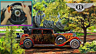 Rebuilding BENTLEY 8 LITRE 1930  FH5  steering wheel Gameplay [upl. by Llenram]