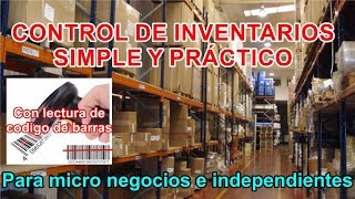 Control de Inventario almacen yo bodega entradas salidas y movimientos A3 [upl. by Gorlin]