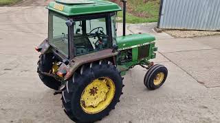 John Deere 2140 2WD SG2 Cab Tractor 22380 [upl. by Annahael591]