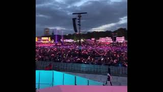 BLACKPINK at Hyde Park BST Festival London Crowd 🔥🩷 [upl. by Basia]