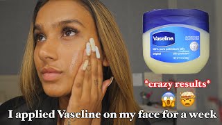 I Applied Vaseline On My Face For 7 Days crazy results 😱🤯 [upl. by Nylrac]