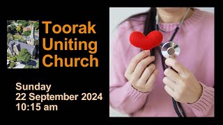 Toorak Uniting Church Worship Service  22 September 2024 [upl. by Algie]