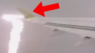 Massive LIGHTNING Strike Hits Plane  Daily dose of aviation [upl. by Joly]