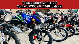 TODAY STOCK 24112024 SUNDAY  CB150 F GS 150 2021 YBRG YBDX  03006044440  SALIK CARS amp BIKES [upl. by Saenihp215]