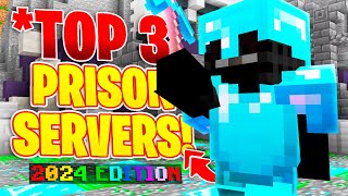 TOP 3 PRISON SERVERS 2024 EDITION  Minecraft OP Prison  18120 New Minecraft Prison Servers [upl. by Collum]