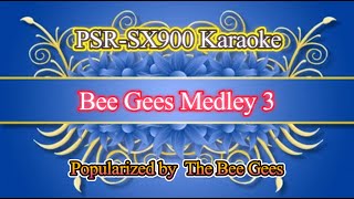 Bee Gees Medley 3 Bee Gees Video Karaoke [upl. by Nnaaihtnyc]