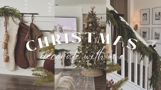 Christmas Decorate With Me 2023  Christmas Decorating Ideas  Decorating the Tree amp Living Room [upl. by Lleirbag]