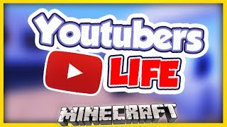 YOUTUBERS LIFE  Minecraft 112 Custom Map [upl. by Nyrak]