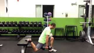 1Arm Offset Bulgarian Split Squat [upl. by Inaliel453]