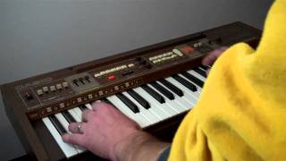 Casio Synthesizer  Casiotone 405  Presets and Modulation Effects [upl. by Farant]