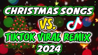 CHRISTMAS SONGS VS TIKTOK REMIX 2024  NEW CHRISTMAS SONGS TIKTOK REMIX DISCO TRAXX [upl. by Nylg]