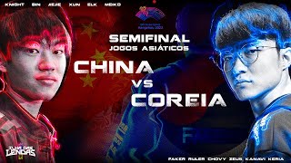 A MELHOR REGIÃO DO MUNDO COREIA X CHINA  Resumo Jogos Asiáticos  Semifinal [upl. by Jerrylee634]