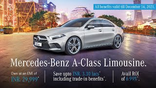 The allnew MercedesBenz AClass December 2021 benefits [upl. by Ruttger]